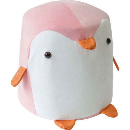 LVD Wooden Miss Puddles Penguin Stool Childrens Chair 25x27.5cm Pink/White