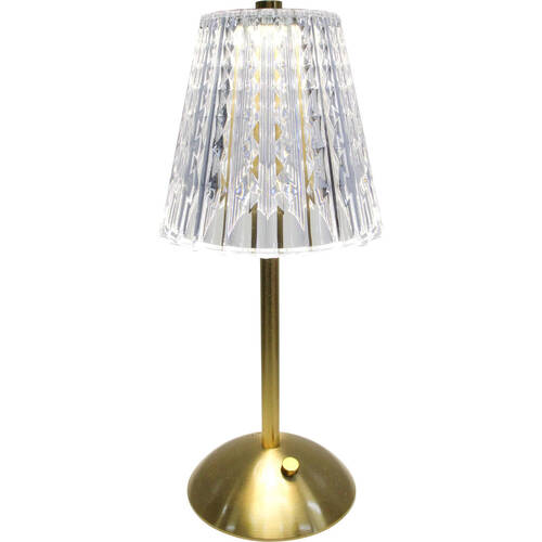 LVD USB Metal LED Decorative Indoor Lantern Table Lamp 13x30cm Gold