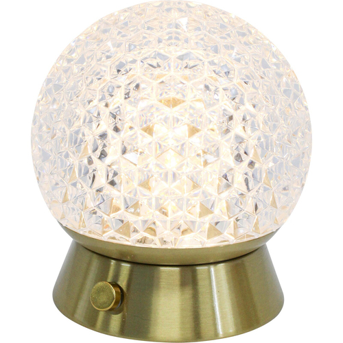 LVD Ball Plastic/Metal 12cm Lantern Home Table Decor w/ USB Cable