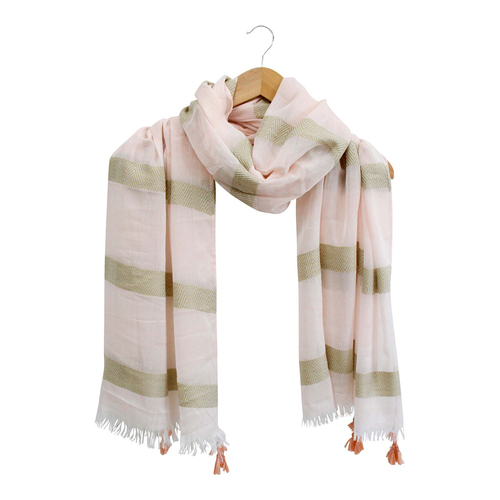 LVD Sunrise 180cm Beach Scarf/Sarong Neck Wrap Ladies/Women - Green/Beige