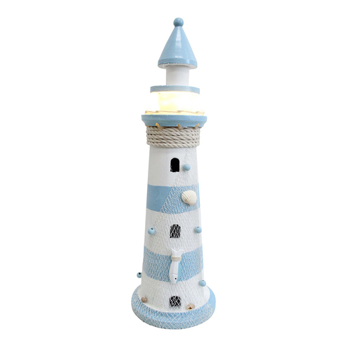 LVD Lighthouse 32cm Home Decorative Figurine w/ LED Light Large