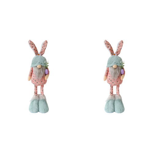 2x LVD Polyester Easter Gnome Jilly Soft Plush Kids/Children Cuddle Toy 55cm