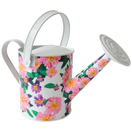 LVD Aluminium 1L Watering Can Hibiscus Home/Garden Decor Medium