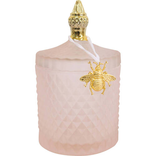 LVD Glass Cruz Trinket Storage Decor Round 18.5cm - Sand
