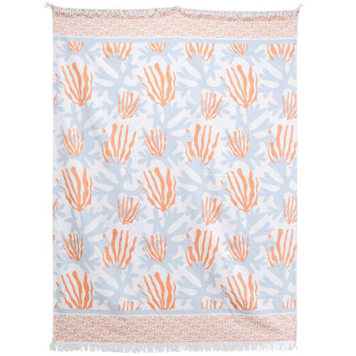 LVD Microfibre XL Soft Beach Towel 150x200cm - Coral