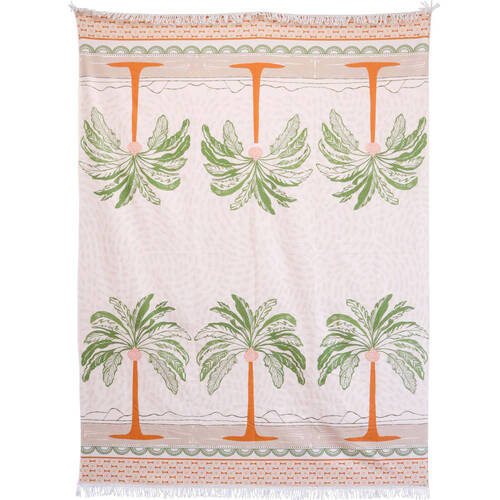 LVD Microfibre Tropical Beach Towel XL 150x200cm - Palm Trio