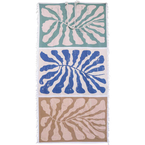LVD Microfibre Beach Absorbent Towel In Bag 90x180cm - Trio