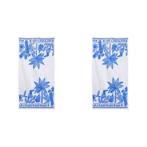 2PK LVD Microfibre Beach Absorbent Towel In Bag 90x180cm - Tropicana