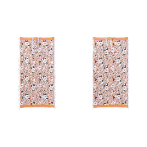 2PK LVD Kids Microfibre Beach Towel In Bag 70x140cm Roxy