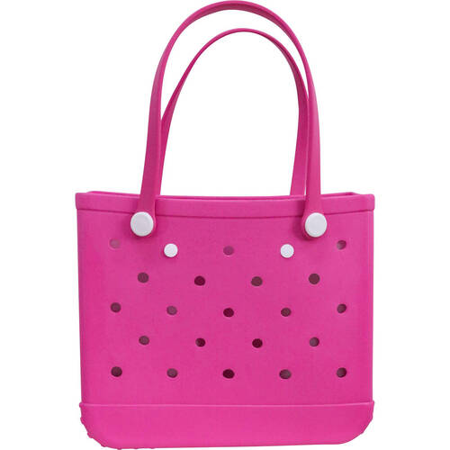 LVD Soft Touch Lightweight Shopping Tote Shoulder Bag 36x32cm Watermelon Pink