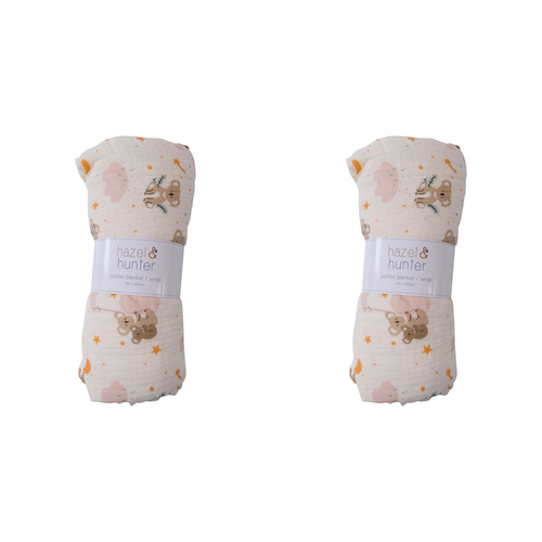 2PK LVD Blanket Wrap Koalas Home/Nursery Decor Children/Baby 100x100cm