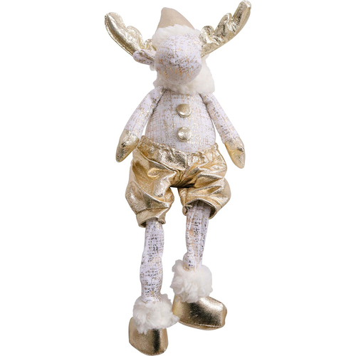 LVD Gnome Deer Gold Decorative Sculpture Home/Lounge Decor