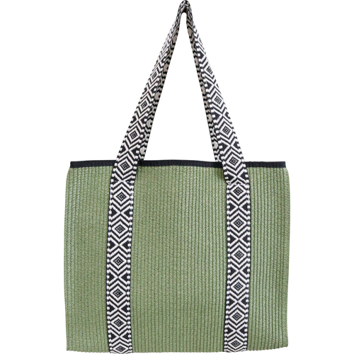 LVD Women's Beach Carry Tote Shoulder Bag 34x29cm - Sage