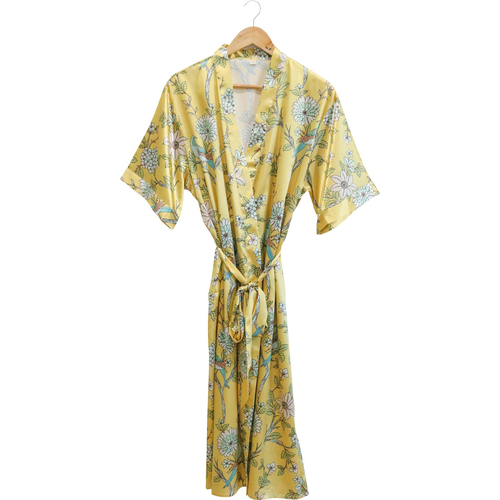 LVD Lightweight Robe Meadow Home Bedroom/Bathroom Loungewear 118cm 