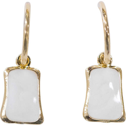 LVD Womens Beachside/Coastal Style Earrings - Pearl Modine