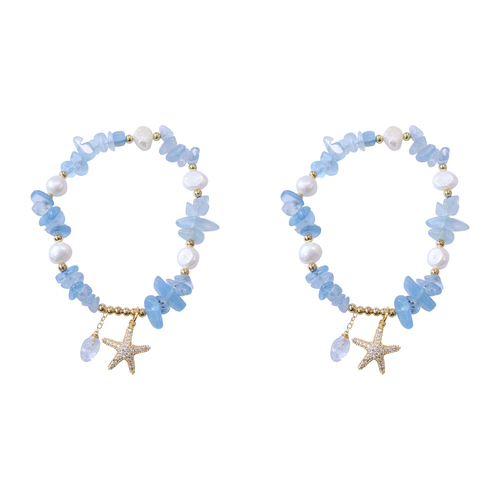2PK LVD Bracelet Freshwater Pearl Sky Stylish Natural Jewelry