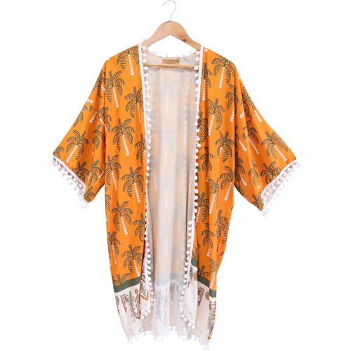 LVD Women/Ladies Bahamas Beach Cover Up Summer Robe Dress Polyester One Size