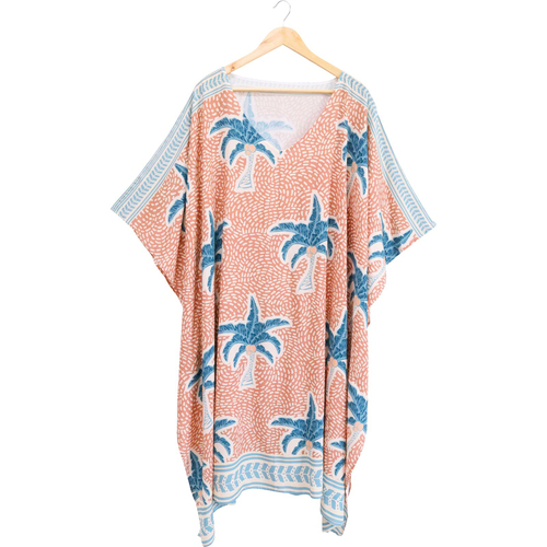 LVD Women's/Ladies La Palma Kaftan Beach Cover Up Robe Polyester One Size