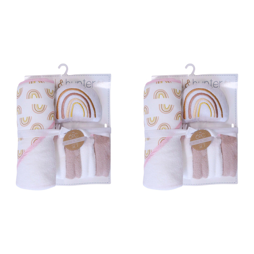 2PK LVD Kids Bathtime Set Rainbow Infant/Baby Interactive Play Toy 0+