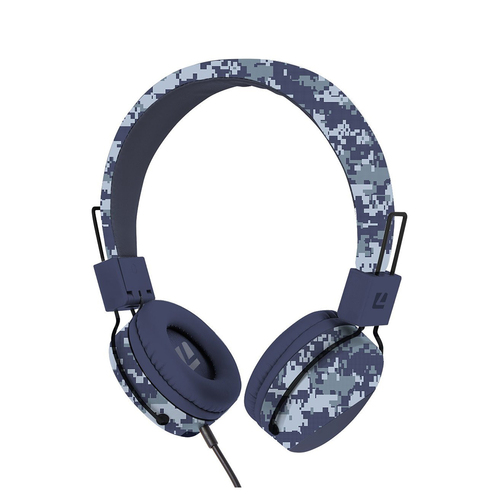 Liquid Ears Kids Volume Limited Headphones w/Inline Mic - Camouflage