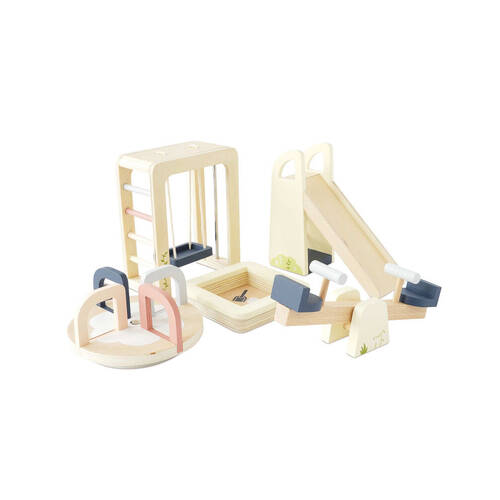 5pc Le Toy Van Wooden Outdoor Play Ground Doll Furniture Set Kids 3y+