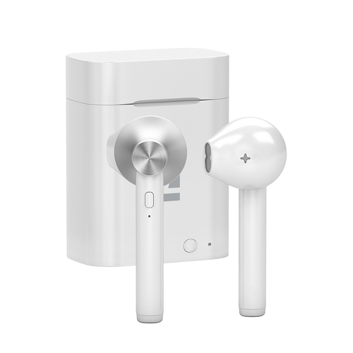 Liquid Ears True Wireless Stereo Stem Bluetooth Earphones - White