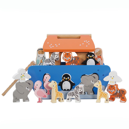 Le Toy Van Noah's Shape Sorter Kids Wooden Toy 18m+