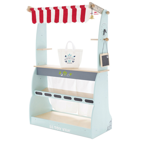 Le Toy Van Honeybake 2-in-1 Shop & Cafe Wooden Kids Toy 3y+