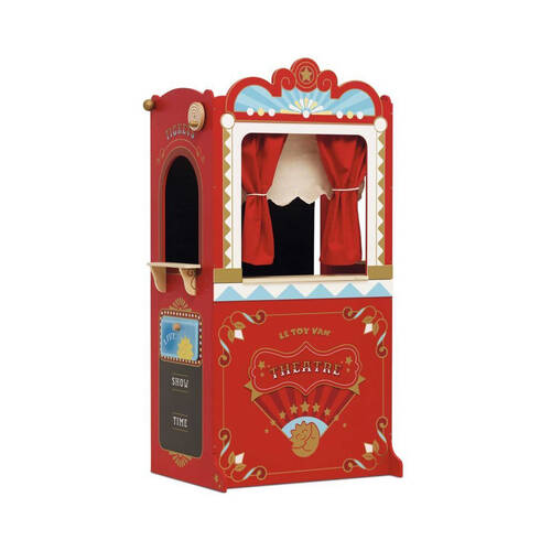 Le Toy Van Wooden Retro Toy Puppet Theatre Toy 3y+