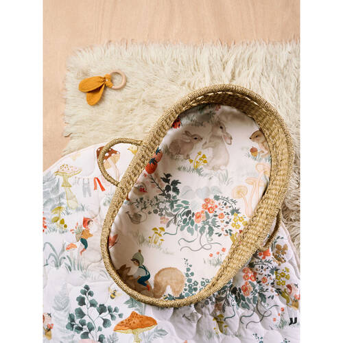 Linen House Kids Bassinet The Magic Garden Sheet Set 50x80cm