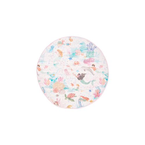 Linen House Kids Cotton Ocean Magic Playmat Round 120cm