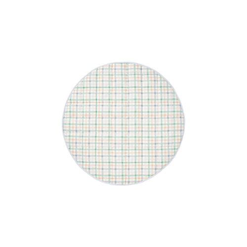 Linen House Kids Cotton Playground Playmat Round 120cm - Green