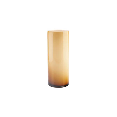 Linen House Mirage Pumpkin 24cm Glass Vase Home Decor - Brown