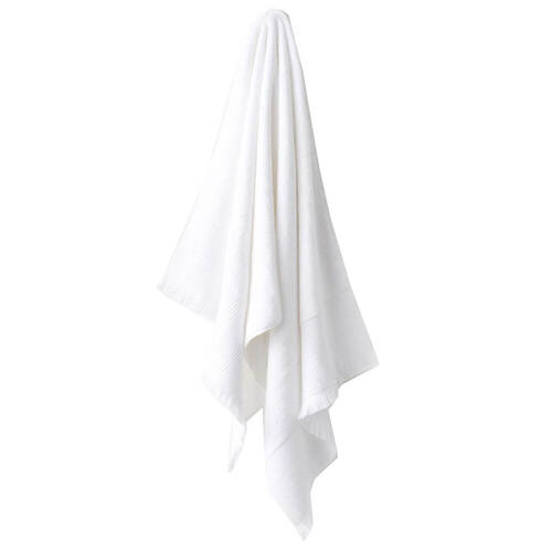 Linen House Aria Cotton/Bamboo Bath Towel 69x139cm - White