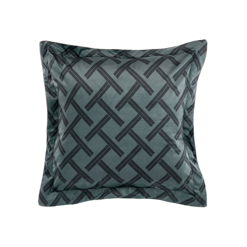 Grace by Linen House Valeria 50x50cm Cushion - Slate