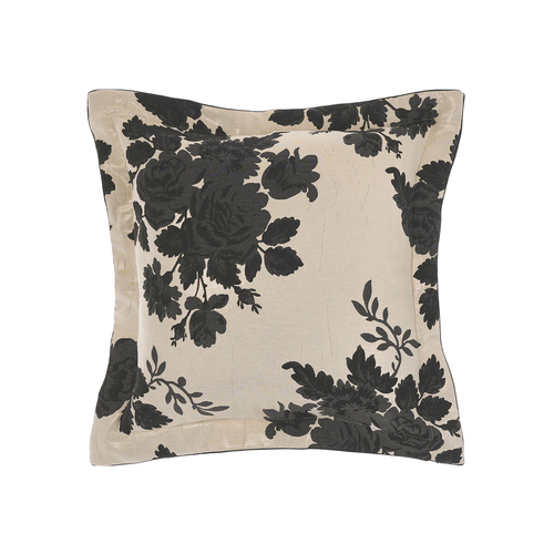 Grace by Linen House Donato 48x48cm Cushion - Black