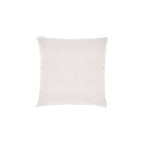 Linen House 48x48cm Miranda White Bedroom Cushion Square