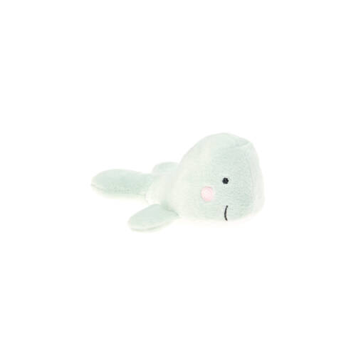 Linen House Kids Wesley Whale Plush Toy Cushion 20x15cm - Green