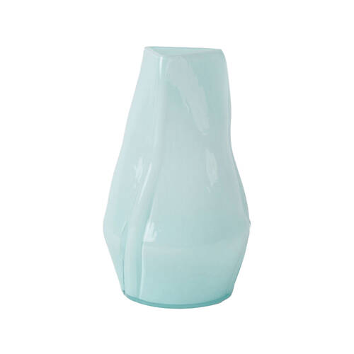 Linen House Addie Sky Glass Vase 30cm Home Decor - Blue