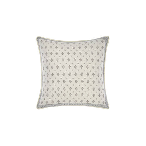 Linen House Avene Cloud European Cotton Pillowcase 65x65cm - Blue