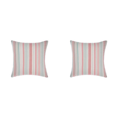 2PK Linen House 65x65cm Otillo Watermelon European Pillowcase