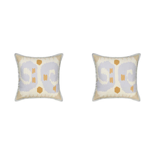 2PK Linen House 65x65cm Sivan Pistachio European Pillowcase