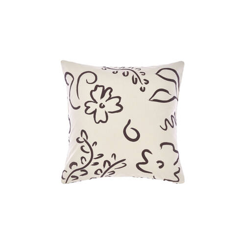 Linen House 65x65cm Kenzi Vanilla European Pillowcase