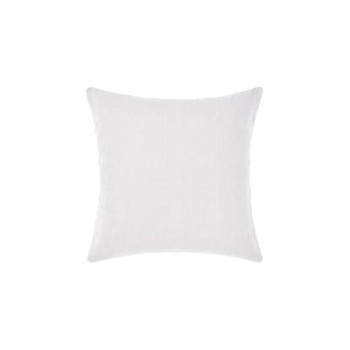 Linen House 65x65cm Seren White European Pillowcase