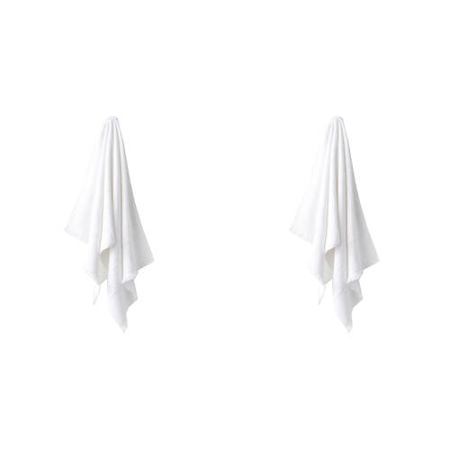 2PK Linen House Aria Cotton/Bamboo Bath Mat 60x80cm - White