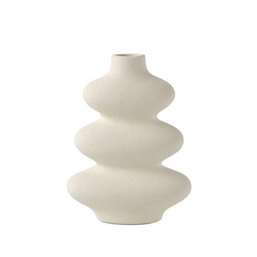 Linen House Helix Ivory 23cm Vase