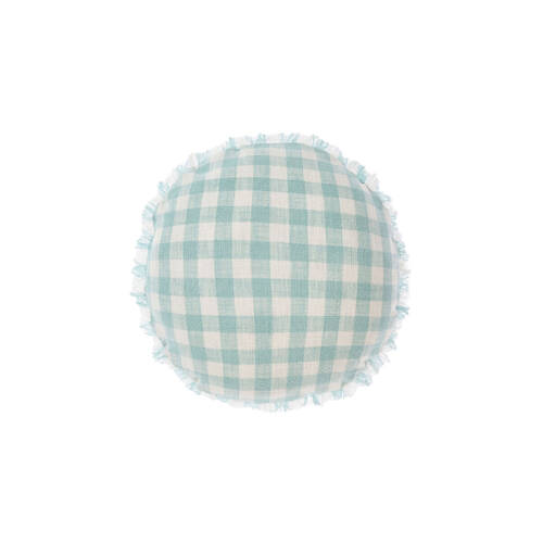 Linen House Cotton Tavola Ocean 45cm Round Cushion - Blue