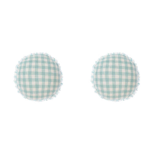 2PK Linen House Cotton Tavola Ocean 45cm Round Cushion - Blue