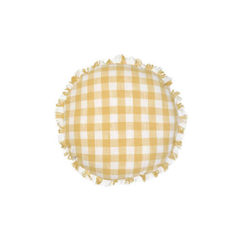 Linen House 45cm Tavola Daffodil Seat Cushion Round