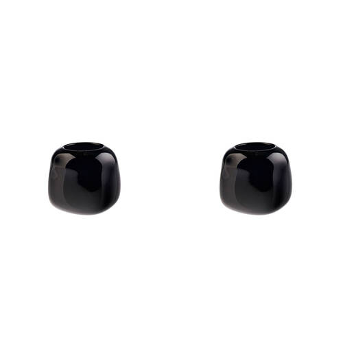 2PK Linen House Indiana Black 15cm Vase